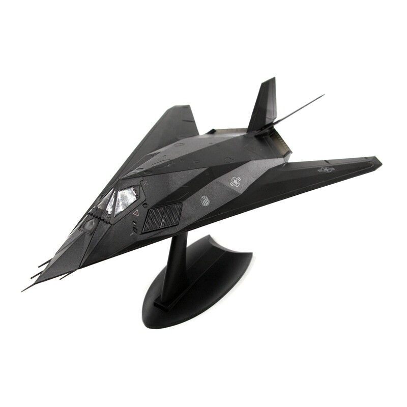 WLTK美国空军F-117A夜鹰战斗机85-0831臭鼬工厂 F117成品模型1/72