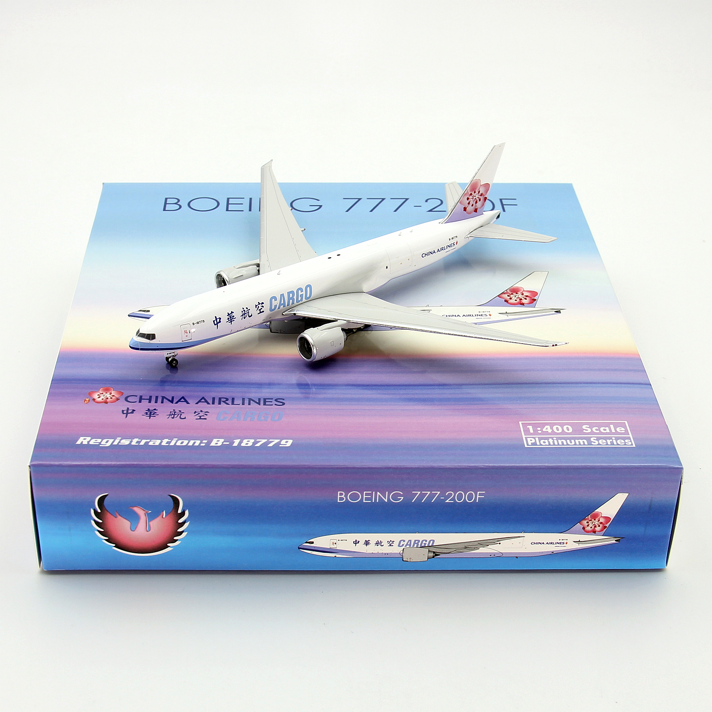 PH飞机模型12027中华航空B-18779