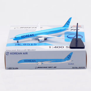 Aviation AV4326大韩航空波音B787-10 HL8515合金客飞机模型1/400