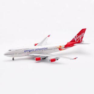 B-Models 维珍航空波音B747-400 G-VFAB 成品合金客飞机模型1/200