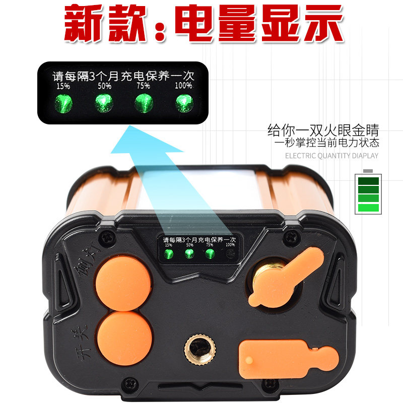 LED头灯锂电P100强光充电超亮远射钓鱼分体式头戴手电筒氙气矿灯