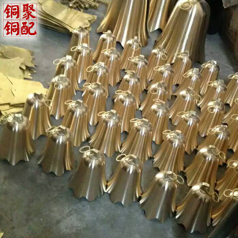 包邮仿古纯铜风水风铃铜钟佛塔寺庙屋檐垂挂翻砂铸造大号铃铛挂饰