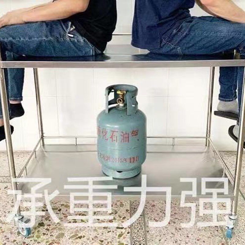 超市不锈钢促销台展示架便携试小吃摆摊小推车广告可移动地推桌子