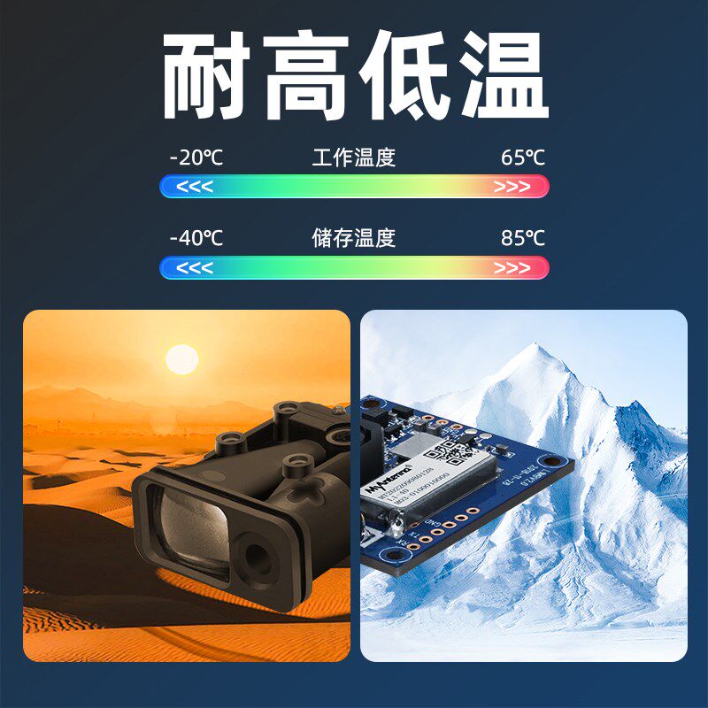 激光测距感测器ttl 485 232 模拟量 宽温款 激光位移感测器模块