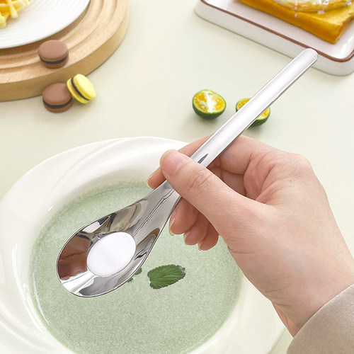 家用304不锈钢儿童宝宝吃饭勺子