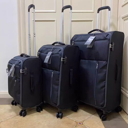 出口英国款超轻1.9kg防泼水牛津布拉杆箱旅行箱登机箱万向轮带锁