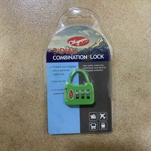 迷你密码锁行李箱铅笔袋书包密码挂锁户外旅行卡通彩色挂锁