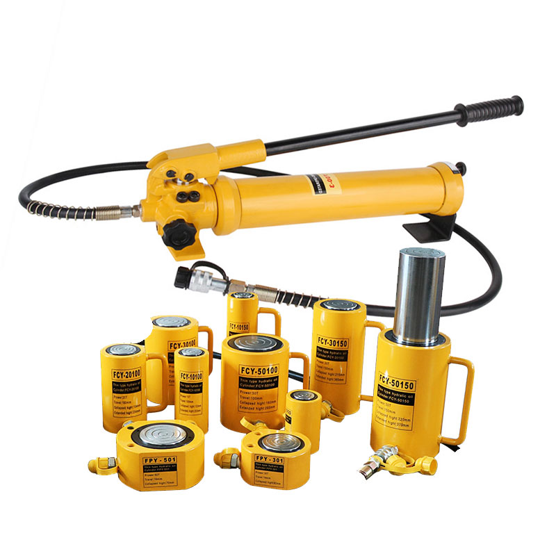 速发fpy超薄短型液压分离式千斤顶长型桥梁千斤顶10吨-200吨行程5