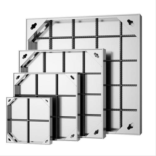 304不锈钢井盖雨水篦子排水沟盖板装饰长方形下水道口庭院带外框