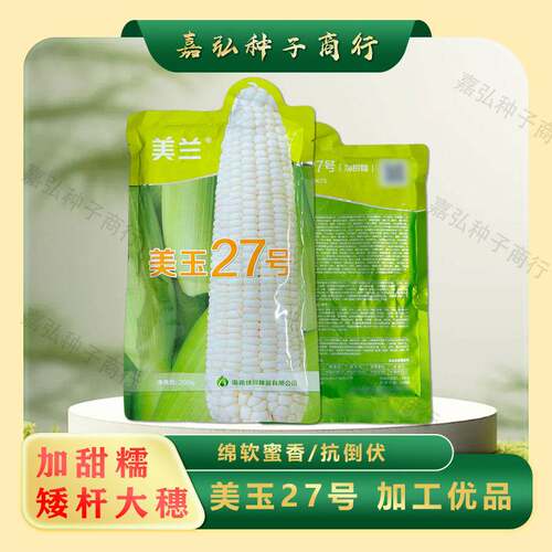 美玉27号加甜糯玉米种子美玉200g