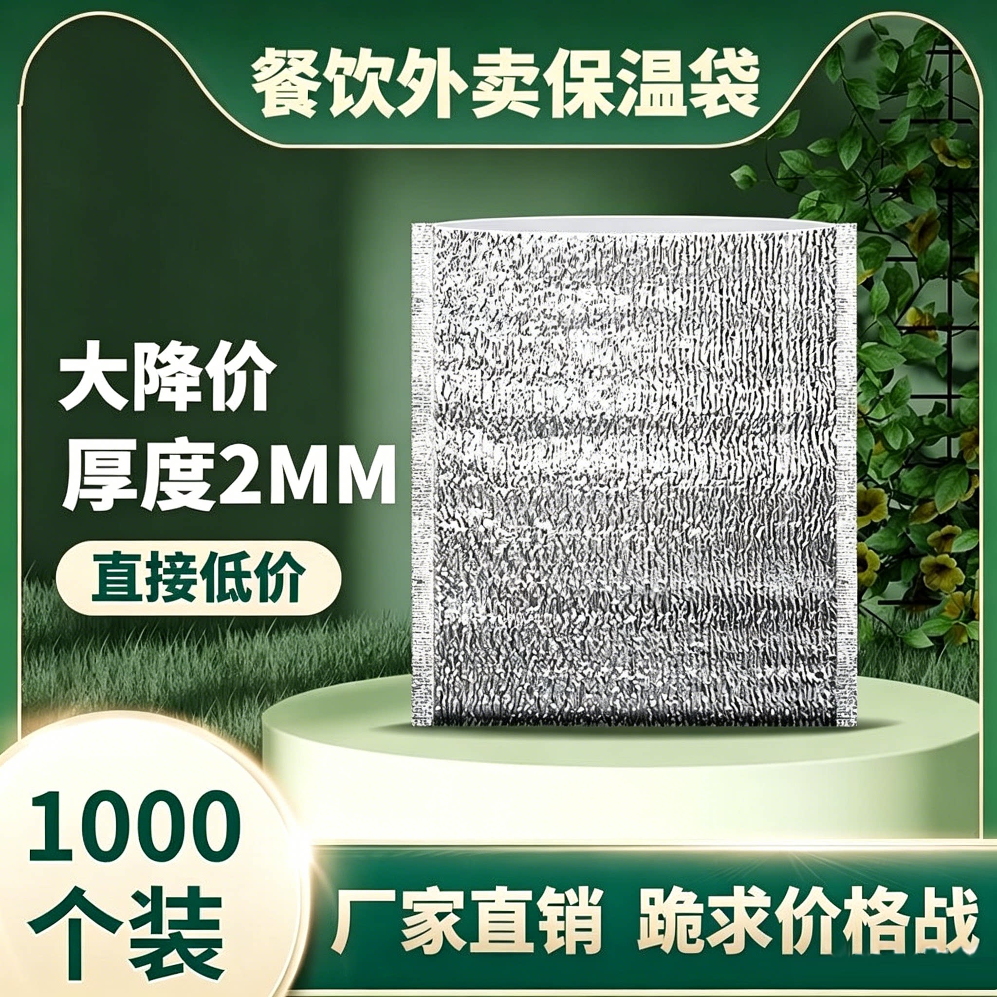 铝箔保温袋一次性加厚外卖专用