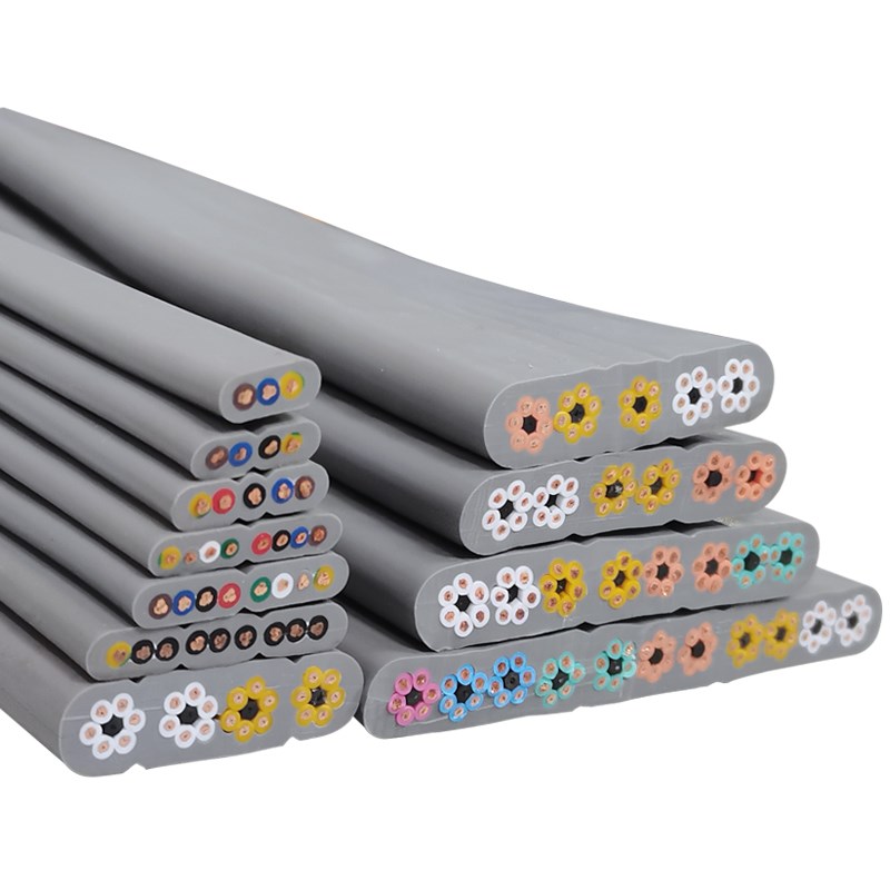 扁平电缆线YFFB 2-66芯0.75-70平方伸缩门空调线 电梯Z随行电源线