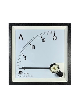 cp96 10v输入电流表50a 200a 300a直流模拟表dh96 sq96 90*90mm