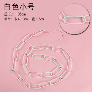 包邮金属服装店S勾挂衣铁链 展示链子 挂衣服链条 挂钩 吊环 铁圈