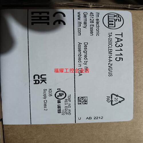 工程剩余全新原装现货易福门TA3115现货8个【询价】