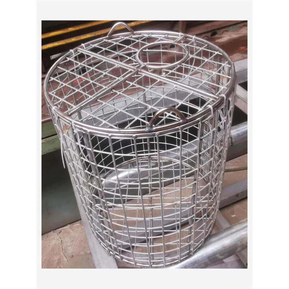 污水泵防护罩水泵笼潜水泵笼不锈钢外框热镀锌电焊网泵罩子定制