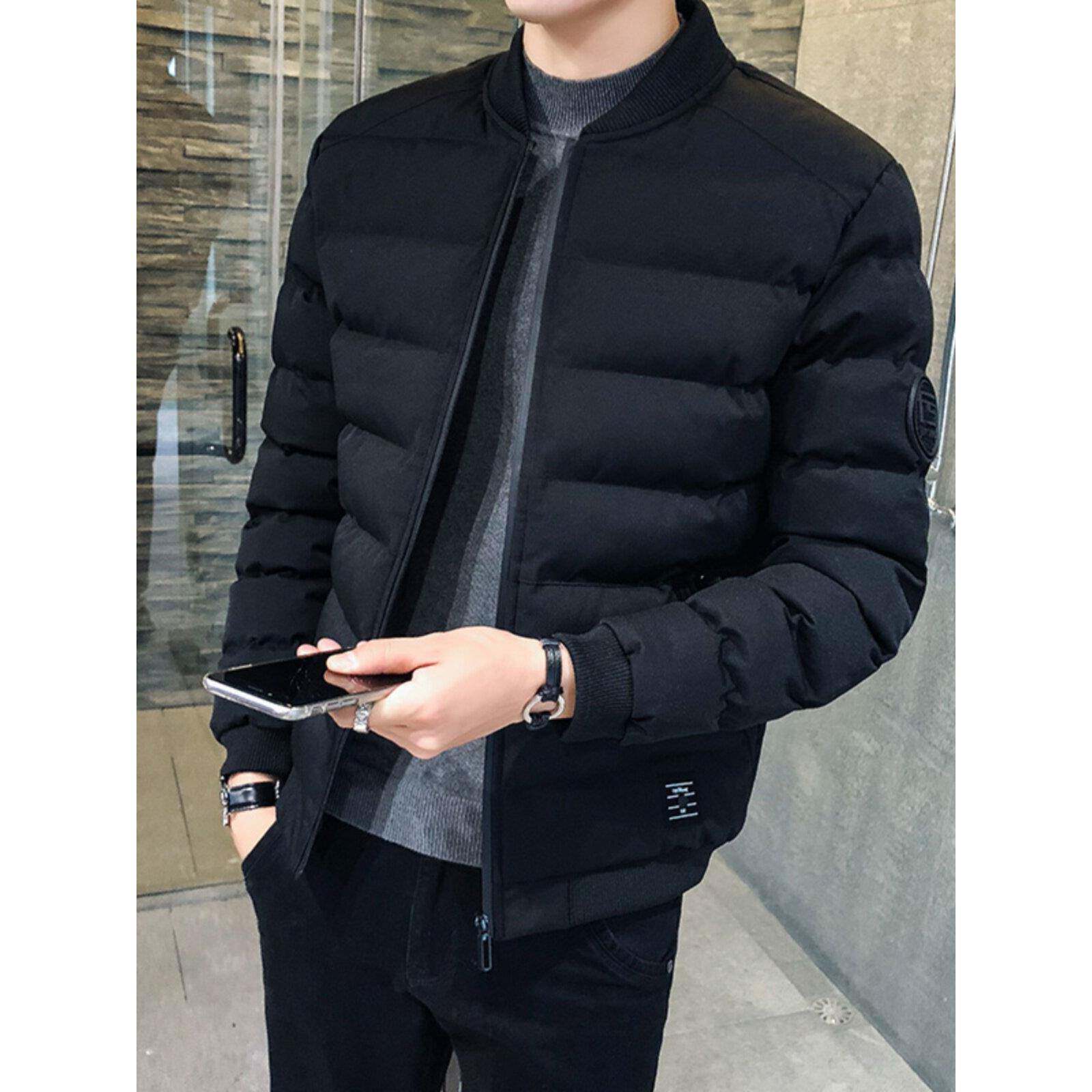 羽绒棉衣服男士外套2023新款秋冬季韩版潮流短款潮牌帅气冬装棉袄