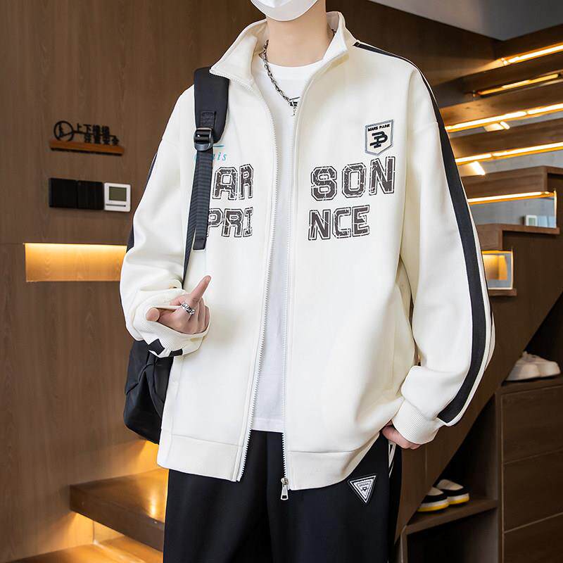 2026新款春秋季卫衣开衫男孩青少年学生潮流帅气外套大童男装上衣