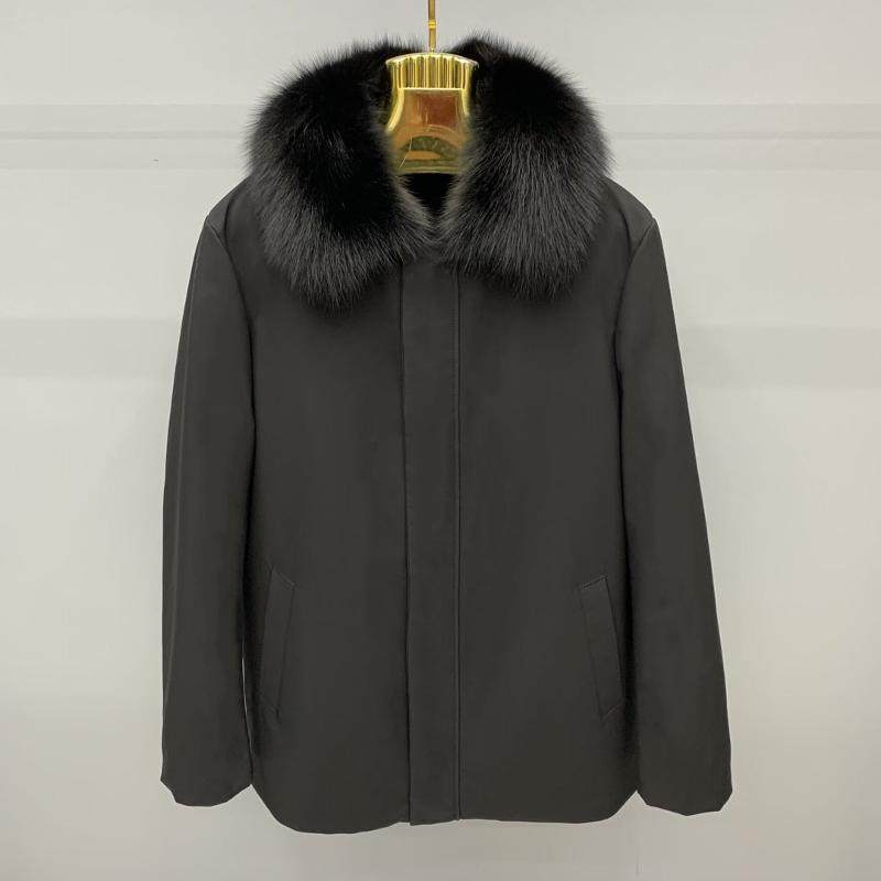 派克服男款爸爸装皮草外套獭兔内胆可拆卸狐狸毛领中老年尼克服冬,男装,皮草,淘宝优惠券,粉丝福利购,淘宝优惠卷