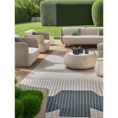 北欧户外休闲藤椅庭院露台藤编沙发茶几简约别墅花园防水防晒家具