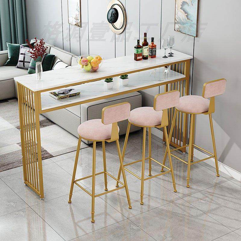 靠墙吧台桌子家用长条桌轻奢吧台阳台高脚桌高桌吧桌酒吧桌椅组合,商业/办公家具,酒吧台,淘宝优惠券,粉丝福利购,淘宝优惠卷