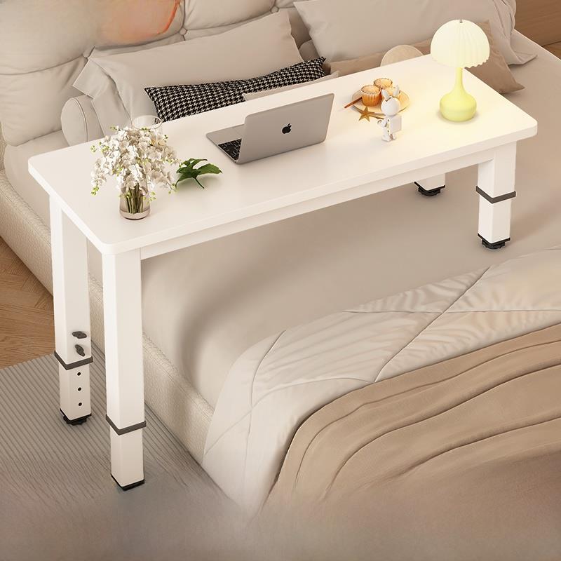 实木床头柜，床，书桌，可移动笔记本电脑，桌子，升降书房，桌子