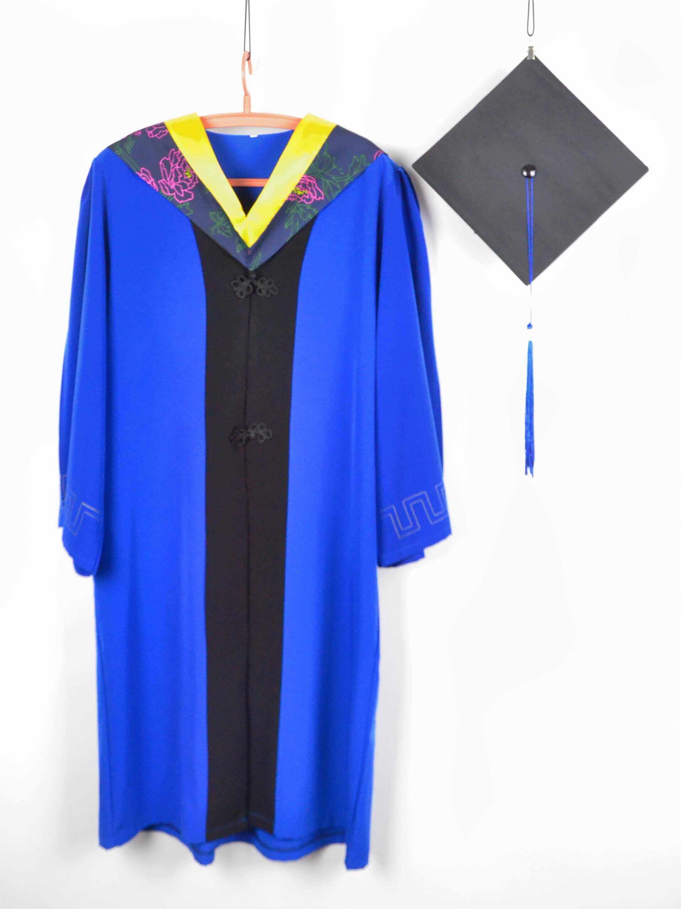 硕士服学位服本科大学毕业diy材料包硕士帽研究生文理工科博士服