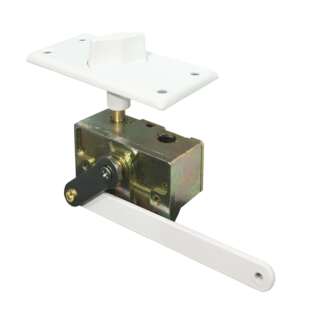 手摇内嵌式厢体机柜百叶窗隐形手动百叶窗开关比特数据中心机房窗