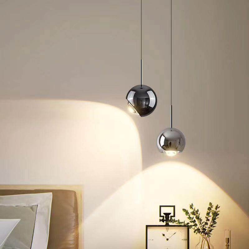卧室床头小吊灯轻奢现代简约装饰氛围创意单头圆球极简灯吧台吊灯,橡塑材料及制品,亚克力管/有机玻璃管,淘宝优惠券,粉丝福利购,淘宝优惠卷