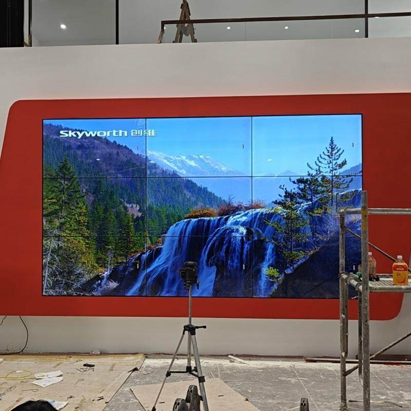 100-200寸无缝LED液晶拼接屏电视墙46/49/554k会议室显示器大屏4K