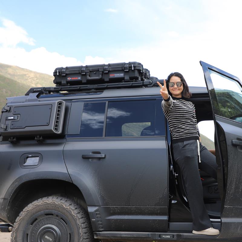 j8坦克路虎固定300400车顶底座卫士箱坦克工具收纳箱越野车g3