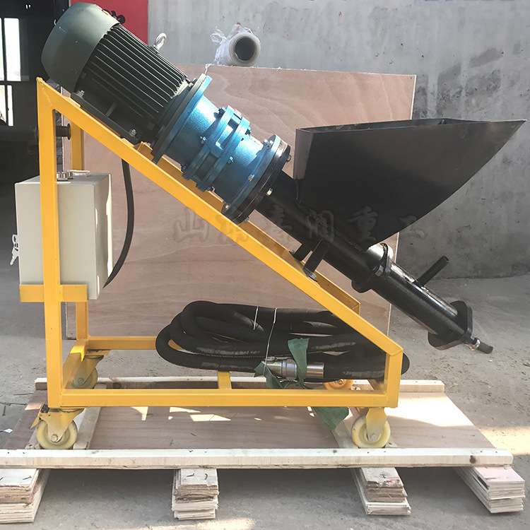 水泥砂浆灌浆机 防盗门窗注浆器 手推小型填缝机