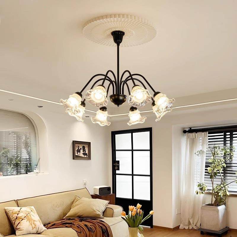 法式复古大厅客厅灯美式中古餐厅设计师温馨浪漫花朵灯具卧室吊灯,鲜花速递/花卉仿真/绿植园艺,割草机/草坪机,淘宝优惠券,粉丝福利购,淘宝优惠卷