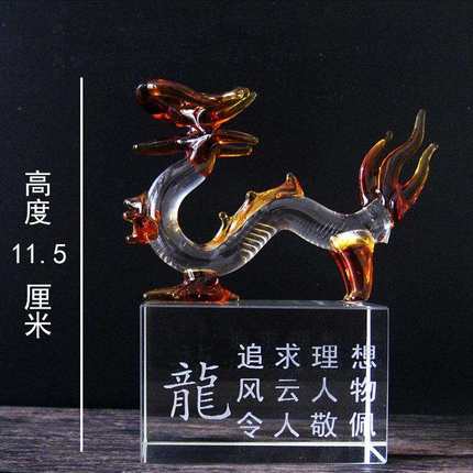 压型生产水晶十二生肖K9料家用办公摆件厂家直销水晶十二生肖配件