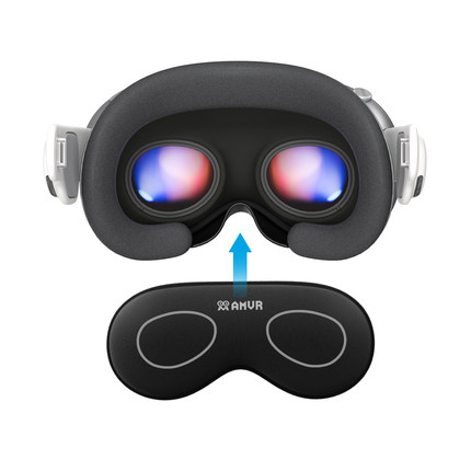 适用于vision pro防尘保护罩VR通用quest3/2/PICO 4 Ultra/pico4/pico4pro镜头保护盖防刮防尘头显保护挡光版