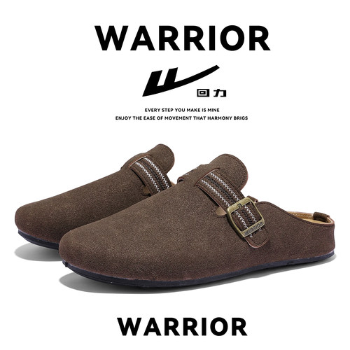 回力勃肯半拖男鞋软底一脚蹬