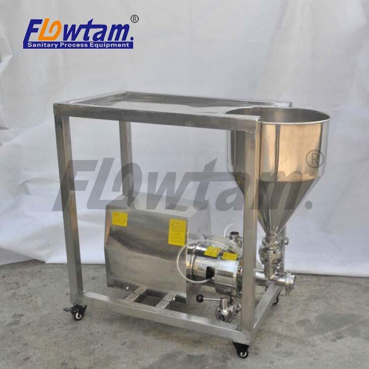 带平台漏斗可移动多级乳化泵管线式乳化机简易粉液混合泵