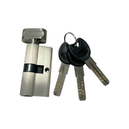 厂家锌合金60MM执手5铜塑柄钥匙锁芯室内木门通用型锁具配件