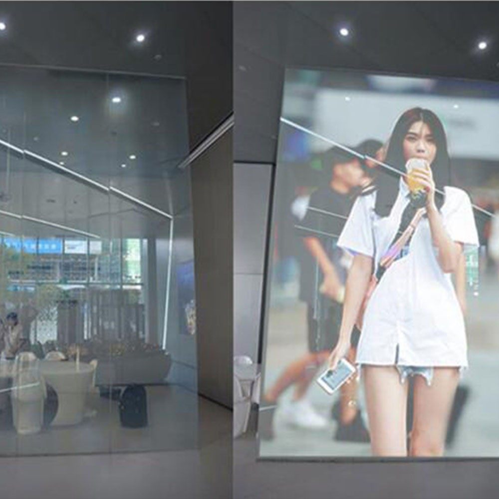 透明投影全息膜展柜橱窗背投膜正投幕玻璃膜互动投影贴膜,商业/办公家具,灯箱布/软膜天花,淘宝优惠券,粉丝福利购,淘宝优惠卷