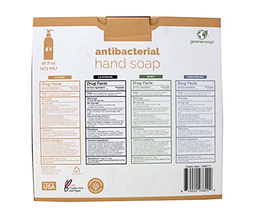 极速Greenerways Antibacterial Hand SoapJ  Made in USA  Cit