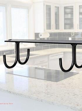 极速Kitchden Cup Holder Mug Rack Under Cabinet 4 Hooks Under