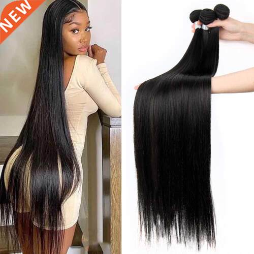 极速32a 34 36 38 40 Inch Bone raight Human Hair Bundles Long