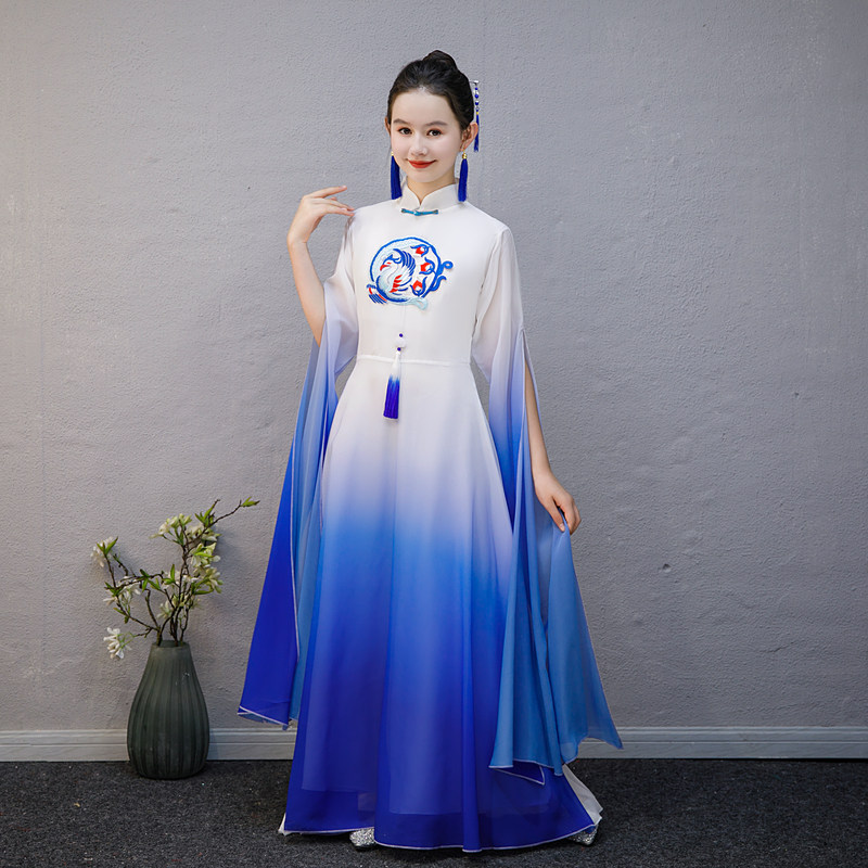 极速高端儿d童礼服女童弹古筝演出服民乐合唱中国风超仙雪纺古风,童装/婴儿装/亲子装,儿童演出服,淘宝优惠券,粉丝福利购,淘宝优惠卷