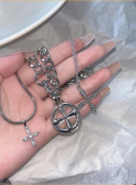 极速personality couple Cubxan chain clavicle chain nelace