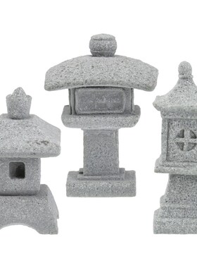 极速3Pcbs Garden Figurines Simulation Landscape Pavilion Gar