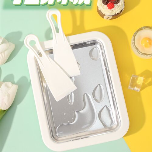 新品马卡龙炒冰机迷你q炒酸奶机家用小型儿童摆摊机器炒冰淇淋机