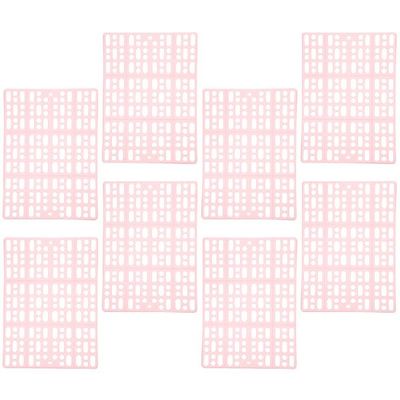 极速8 Pcs Splicking Floor Mat Bunny Rabbit Cage Mat Pet Bunn