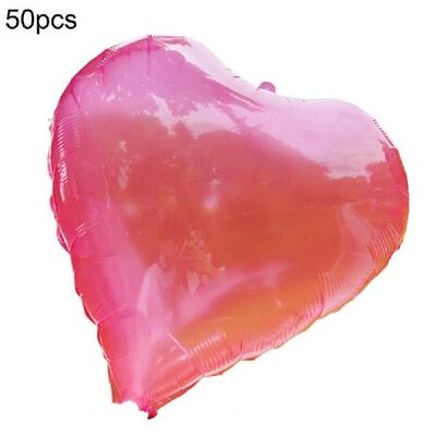 极速50Pcs Beautiful Reusable Balloon HDecorations Transparen