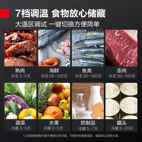 新品德玛仕(DEMASHI)商用四门冰柜立式高身雪柜U冷藏冷冻保鲜柜B