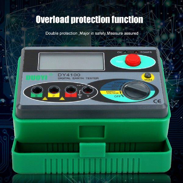 极速Megger Meter Resistance Tester DGigital Megohmmeter Eart